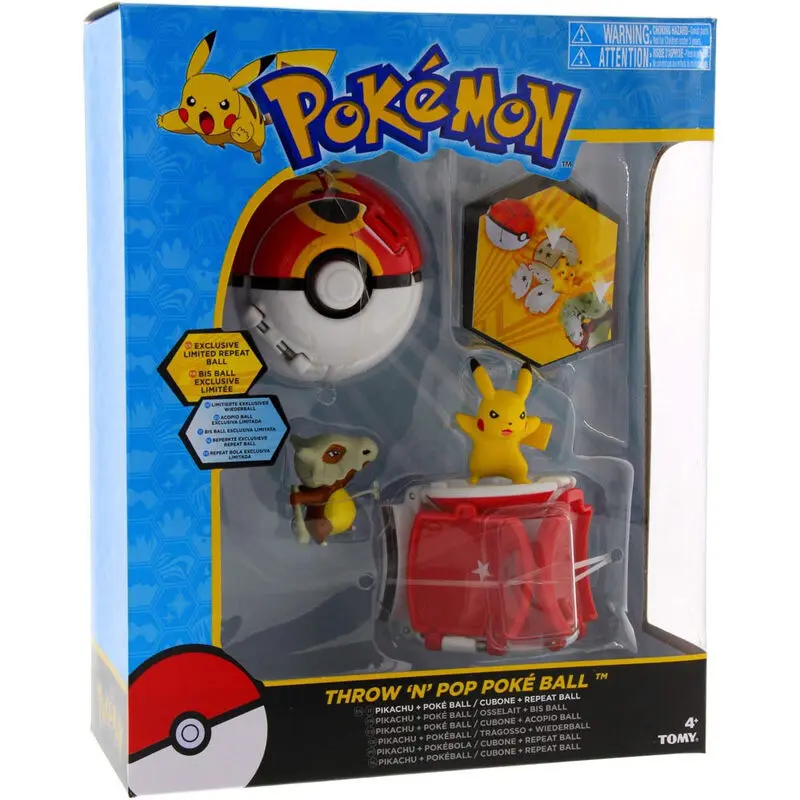 Pokemon Pokeball Pikachu + Cubone - Blister zdjęcie produktu