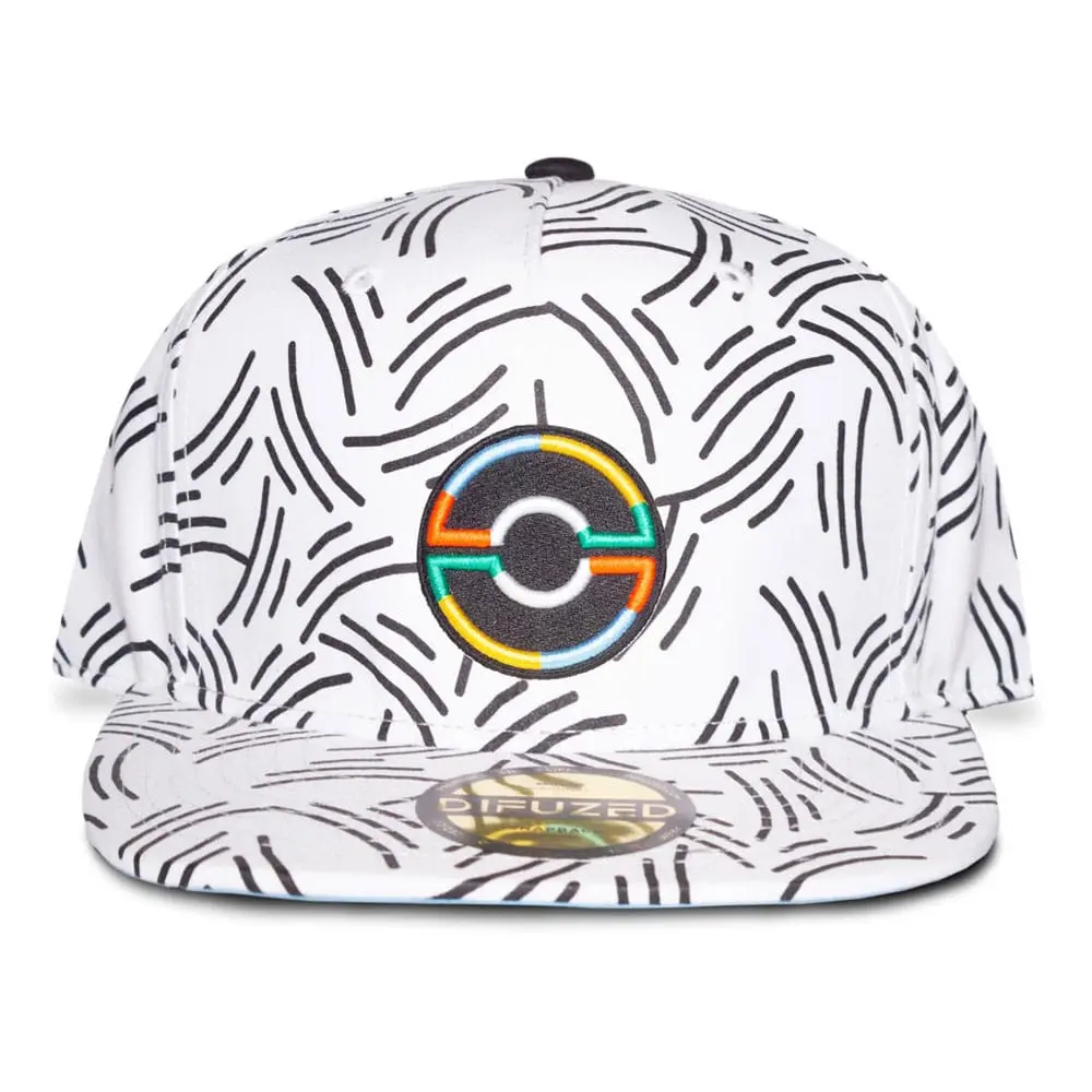 Czapka z daszkiem Pokemon Snapback Pokeball biała zdjęcie produktu