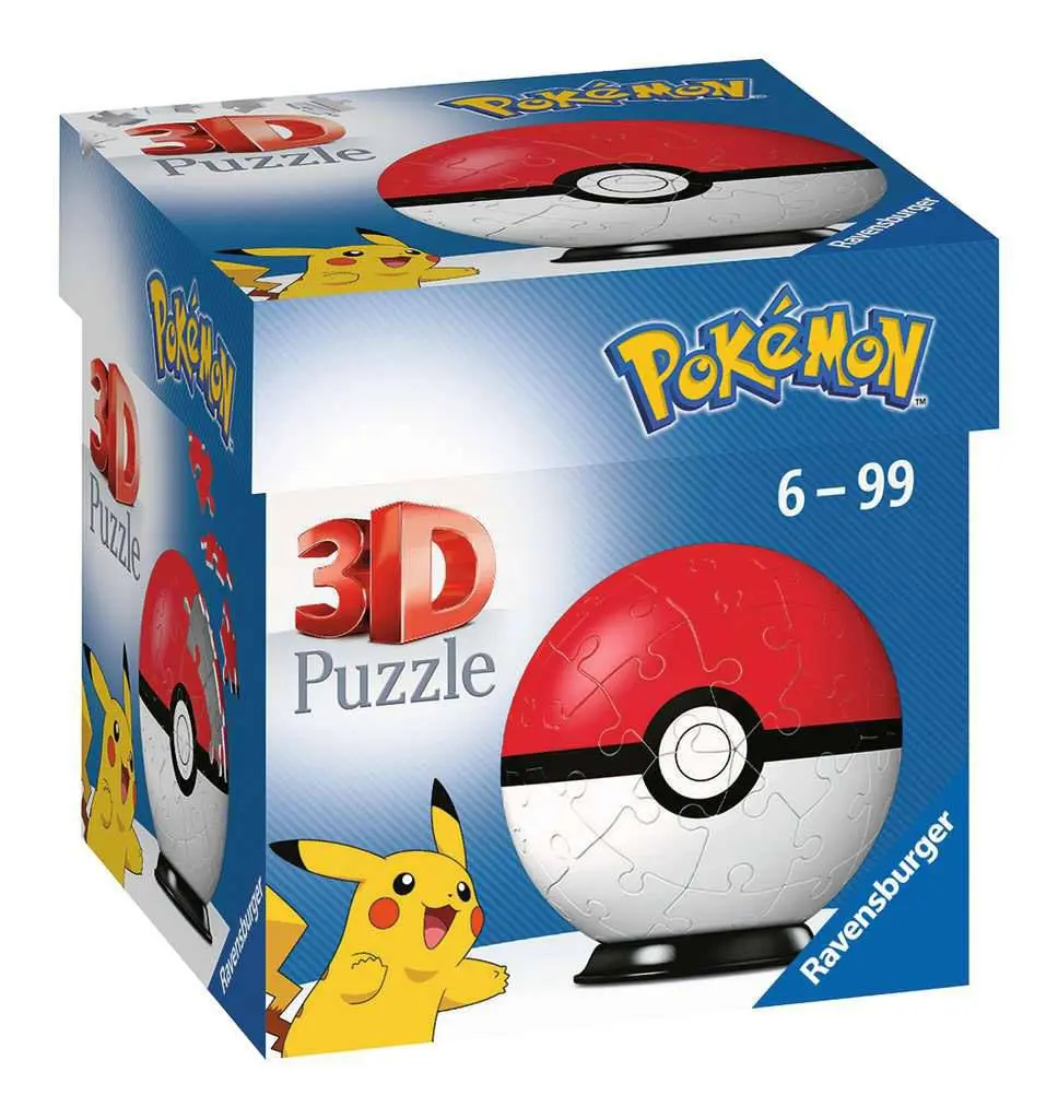 Pokémon 3D Puzzle Pokéballs: Classic (55 elementów) zdjęcie produktu