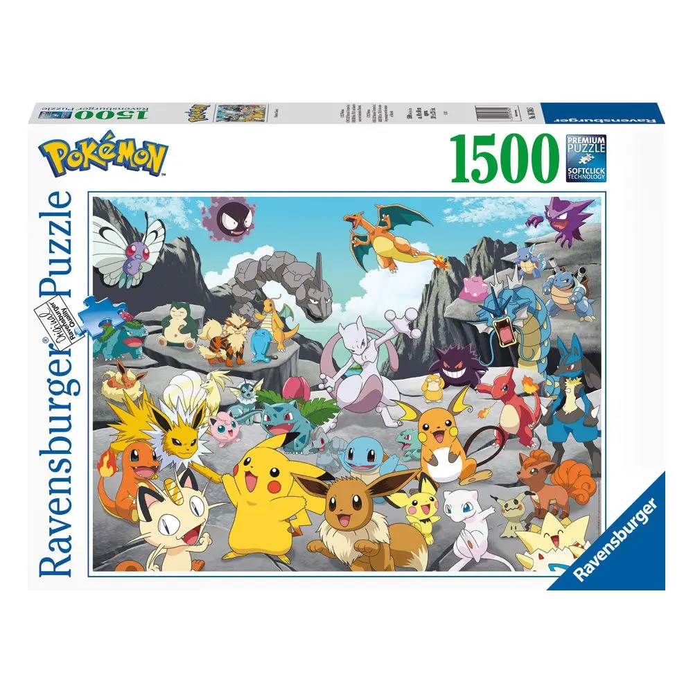 Puzzle Pokémon Jigsaw Puzzle Pokémon Classics (1500 elementów) zdjęcie produktu