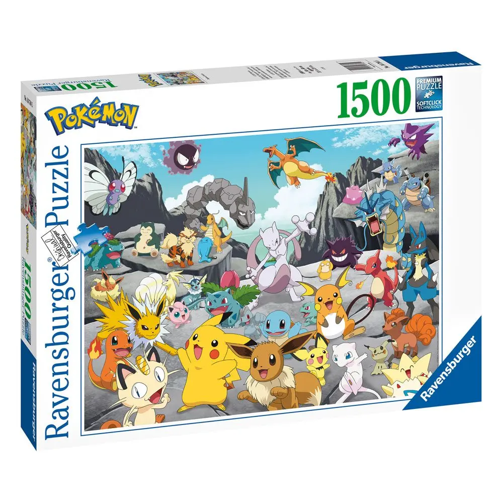 Puzzle Pokémon Jigsaw Puzzle Pokémon Classics (1500 elementów) zdjęcie produktu