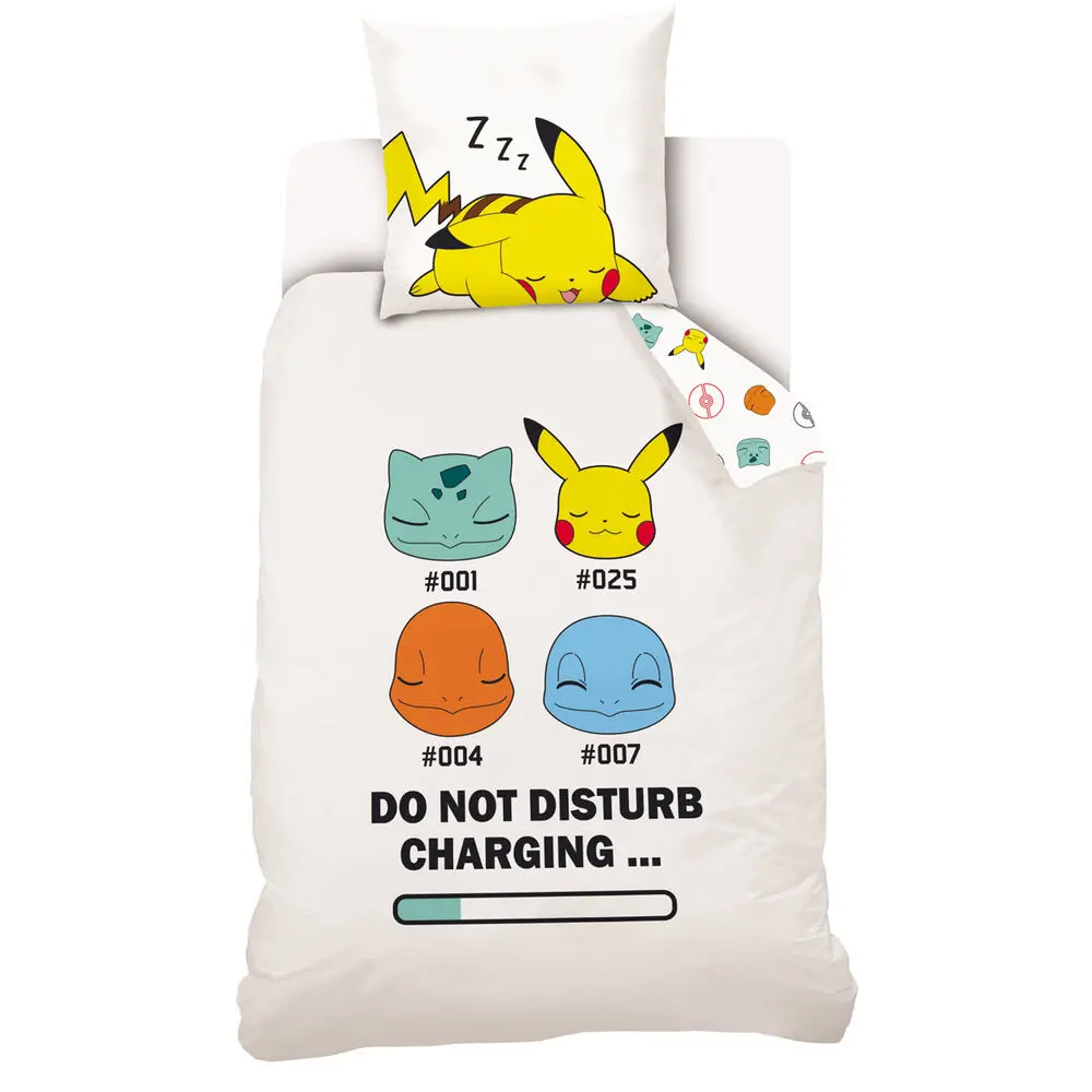 Pokemon premium cotton kołdra poszwa na kołdrę na łóżko 90cm zdjęcie produktu