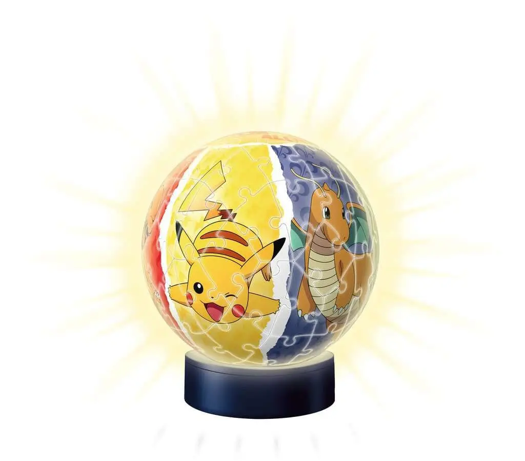 Pokémon 3D Puzzle Lampka Nocna Puzzle Ball (72 elementy) zdjęcie produktu