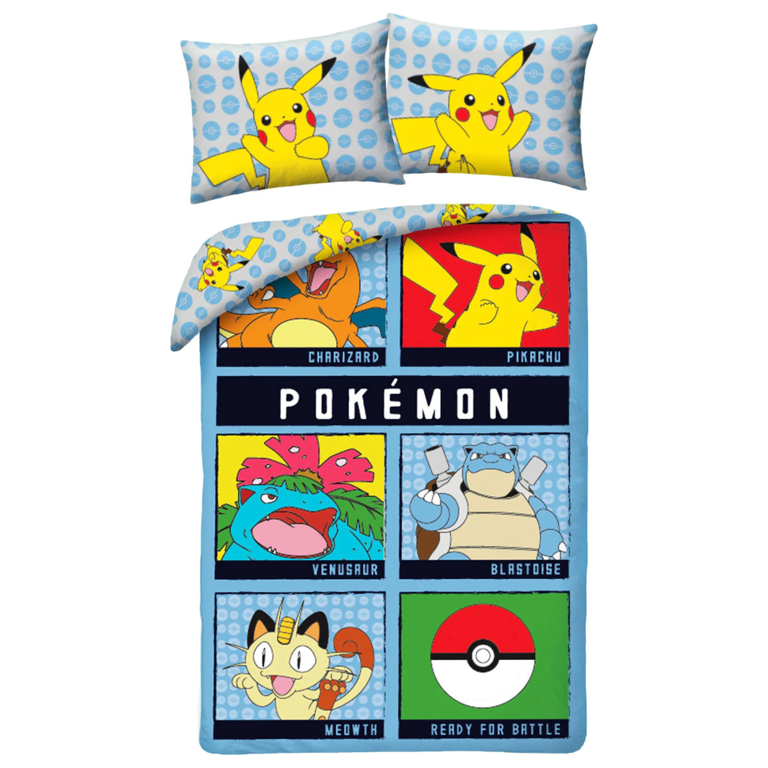 Pokemon Ready for Battle Poszwa na kołdrę zdjęcie produktu