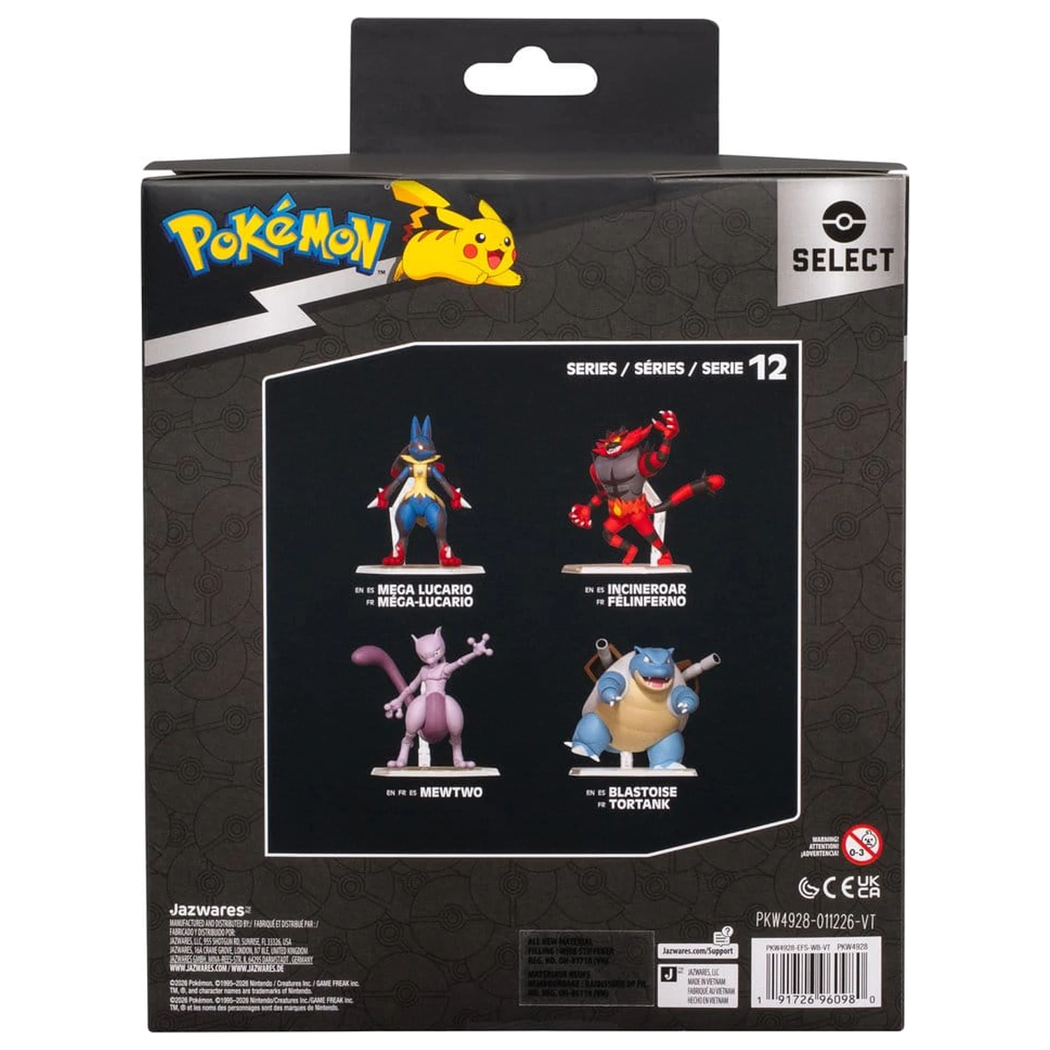 Pokémon Select Super-Articulated Action Figure Mega Lucario Figurka akcji Super-przegubowa zdjęcie produktu