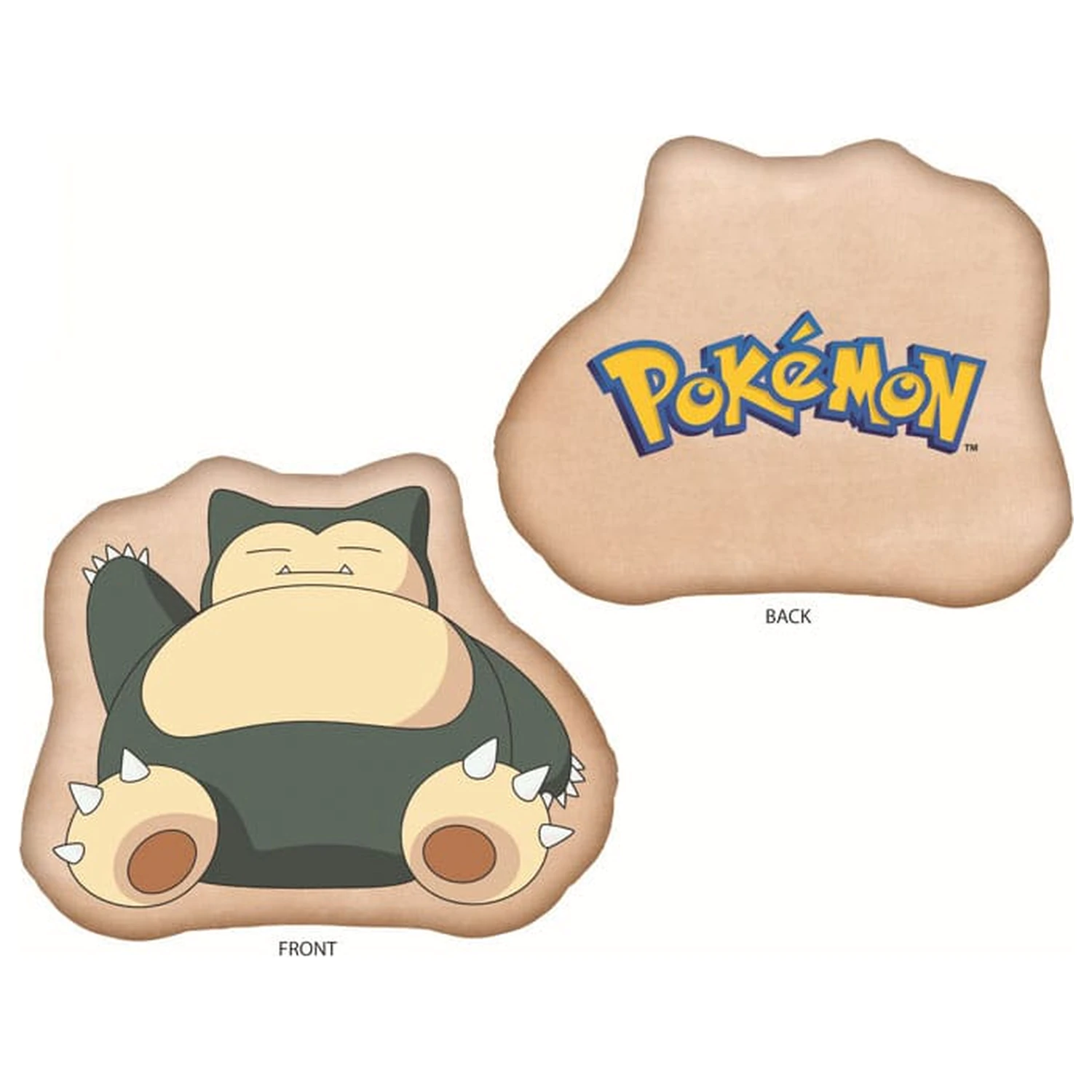 Poduszka Pokemon Snorlax brązowa 36 cm zdjęcie produktu