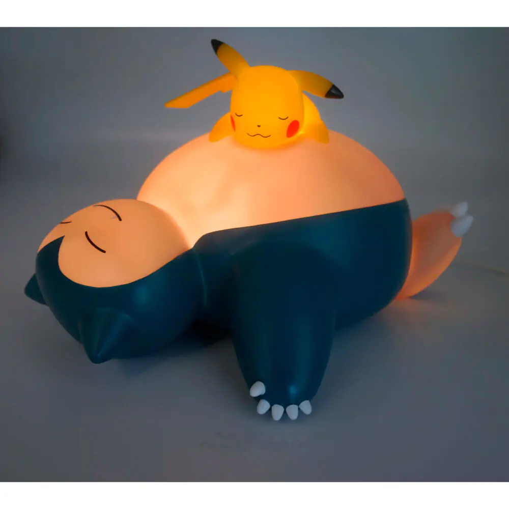 Pokémon LED Lampka Nocna Snorlax i Pikachu Śpiący 25 cm zdjęcie produktu