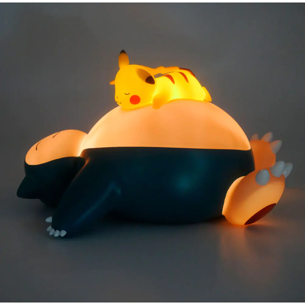 Pokémon LED Lampka Nocna Snorlax i Pikachu Śpiący 25 cm zdjęcie produktu
