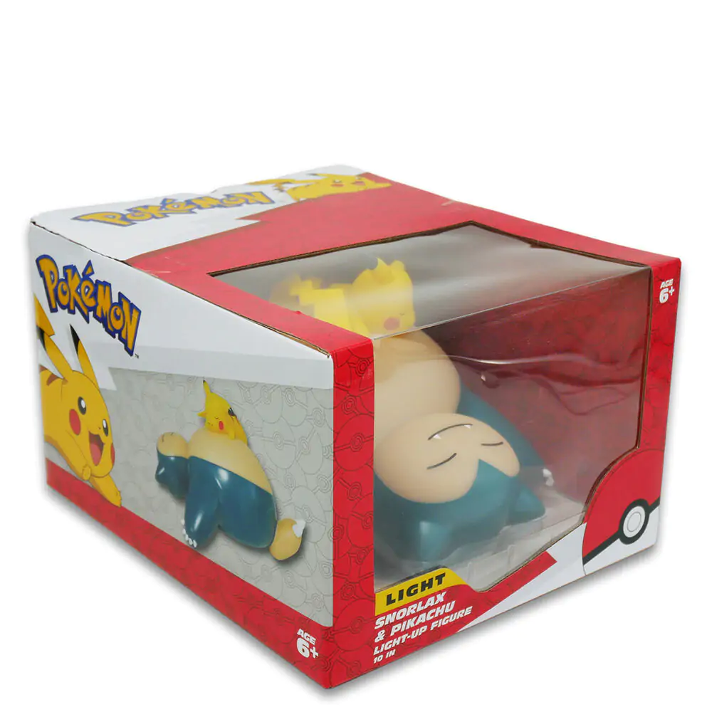 Pokémon LED Lampka Nocna Snorlax i Pikachu Śpiący 25 cm zdjęcie produktu