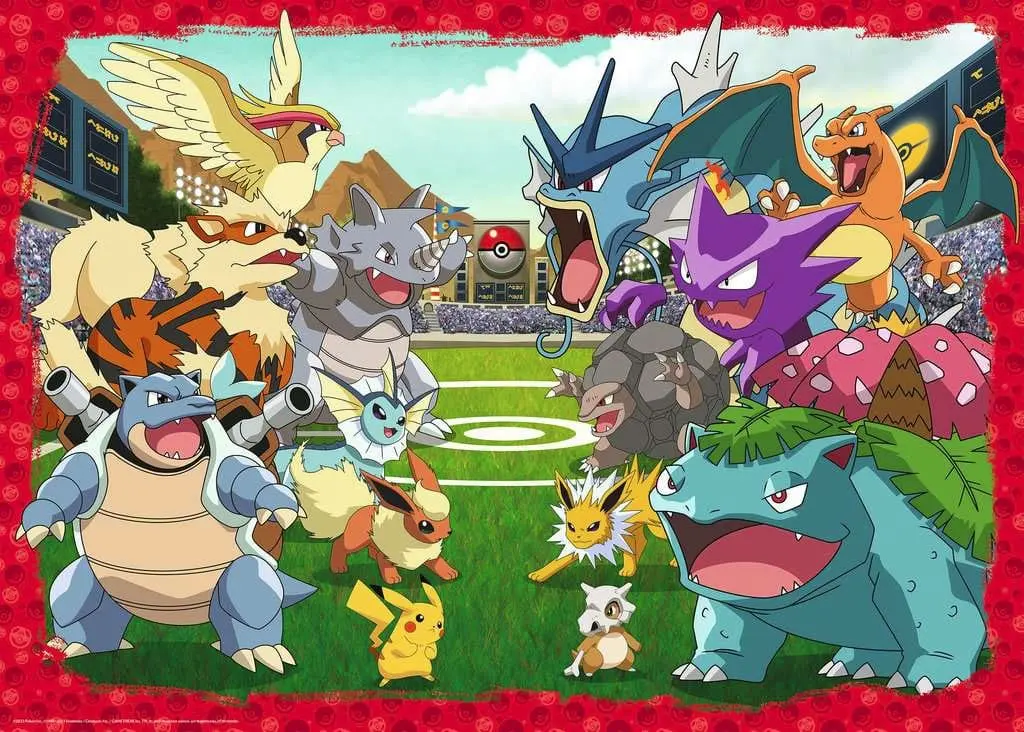 Pokémon Jigsaw Puzzle Stadium (1000 elementów) zdjęcie produktu