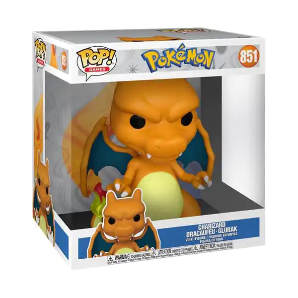 Pokemon Super Sized Jumbo Funko POP! Figurka winylowa Charizard (EMEA) 25 cm zdjęcie produktu