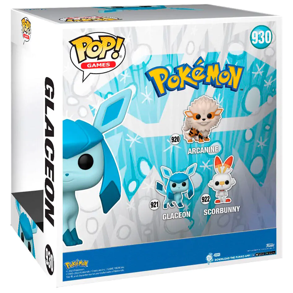 Pokemon Super Sized Jumbo POP! Figurka winylowa Glaceon (EMEA) 25 cm zdjęcie produktu