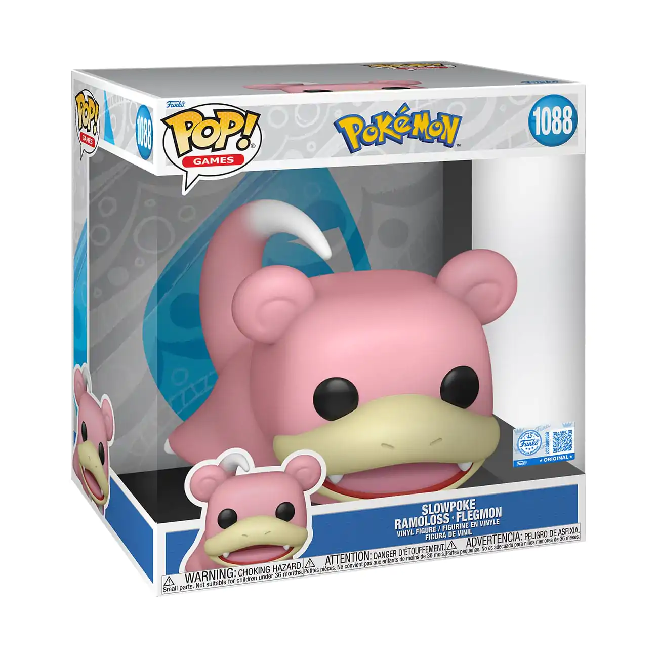 Pokemon Super Sized Jumbo Funko POP! Vinyl Figure Slowpoke 25 cm zdjęcie produktu