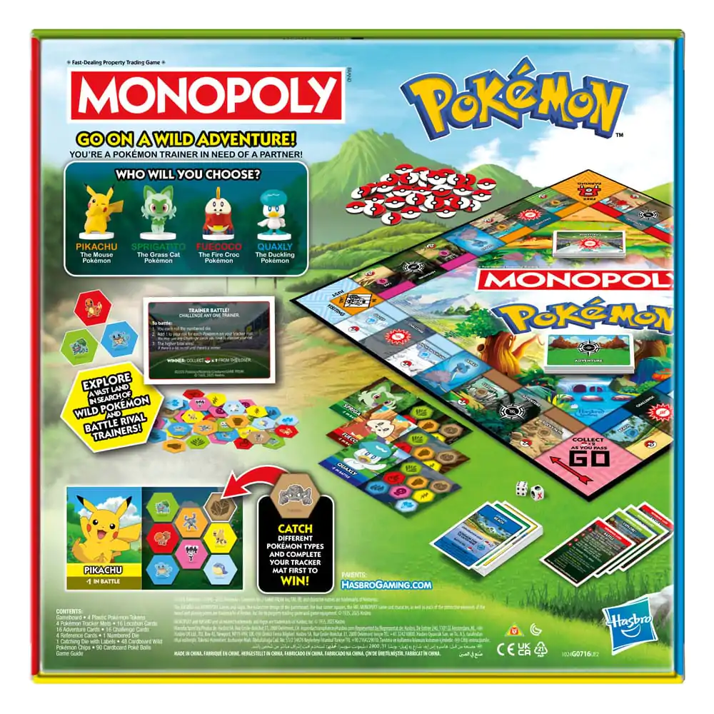 Pokémon Gra Planszowa Monopoly *Wersja Angielska* zdjęcie produktu