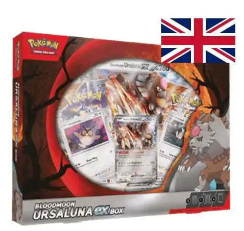 Pokémon TCG Bloodmoon Ursaluna EX Box Listopad 2024 *English Version* zdjęcie produktu