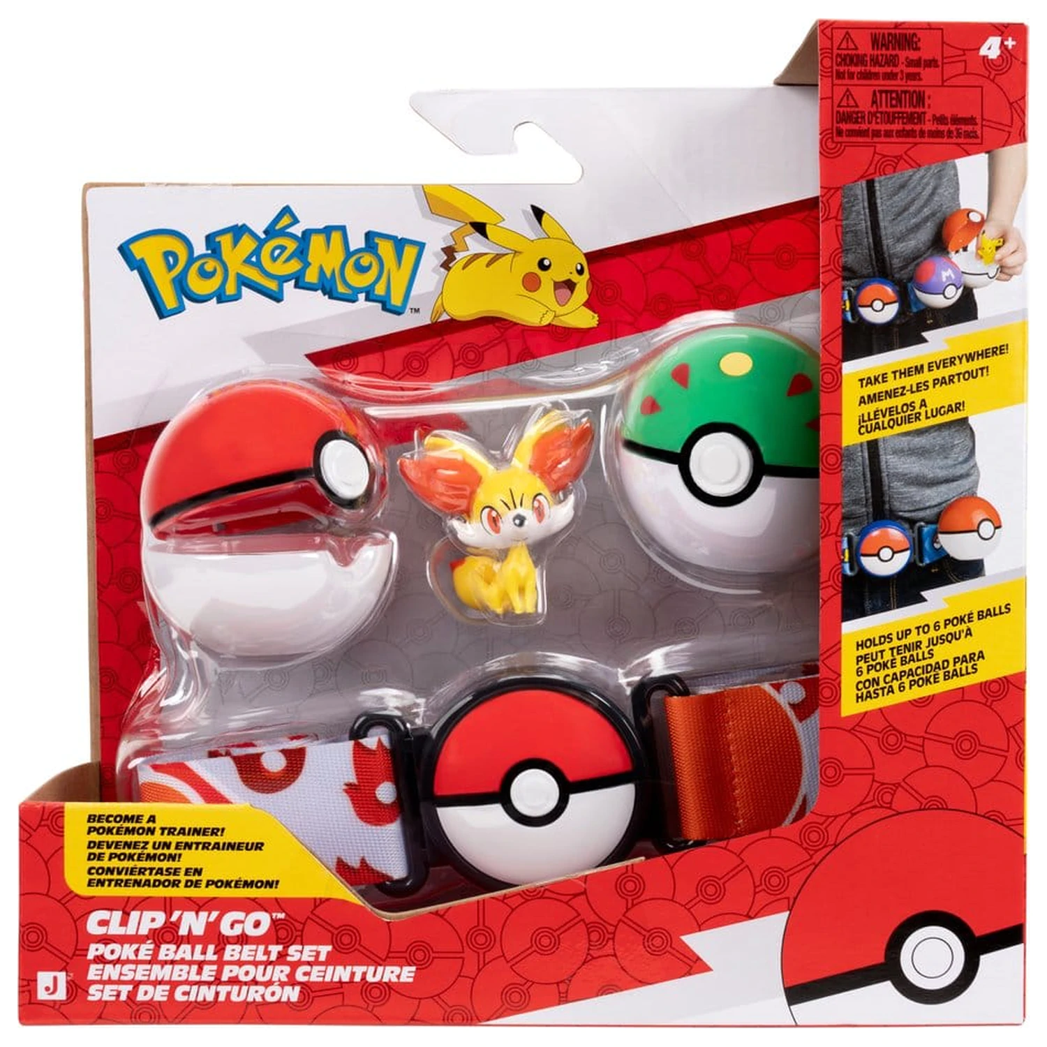 Pokémon Zabawkowy Zestaw Pasek Clip 'n' Go Fennekin zdjęcie produktu