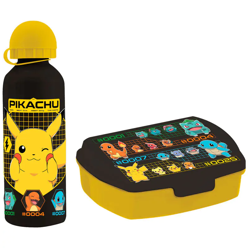 Pokemon lunch box + aluminiowa butelka 500 ml set zdjęcie produktu