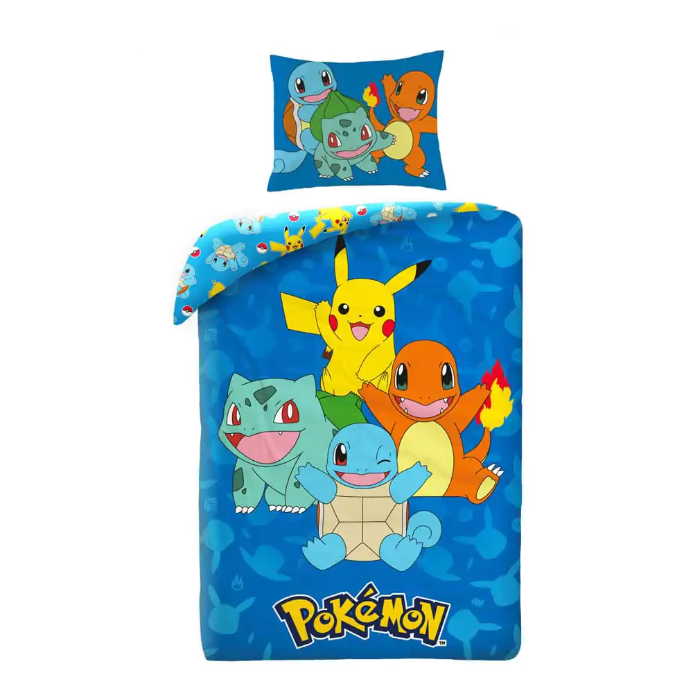 Pokémon Duvet Set Ver. 2 140 x 200 cm / 70 x 90 cm - Zestaw Poszewek na Kołdrę i Poduszkę zdjęcie produktu