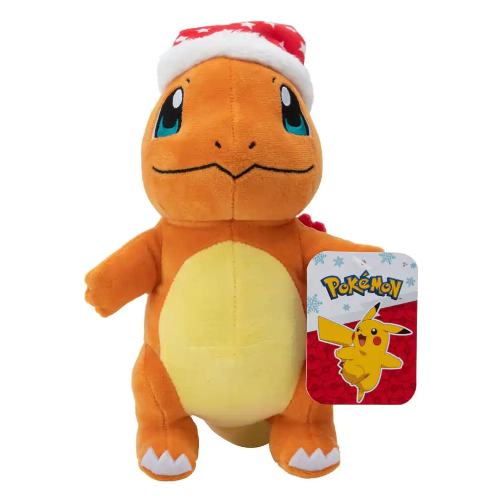 Pokémon Pluszak Figurka Zimowy Charmander z Czapką Świąteczną 20 cm zdjęcie produktu