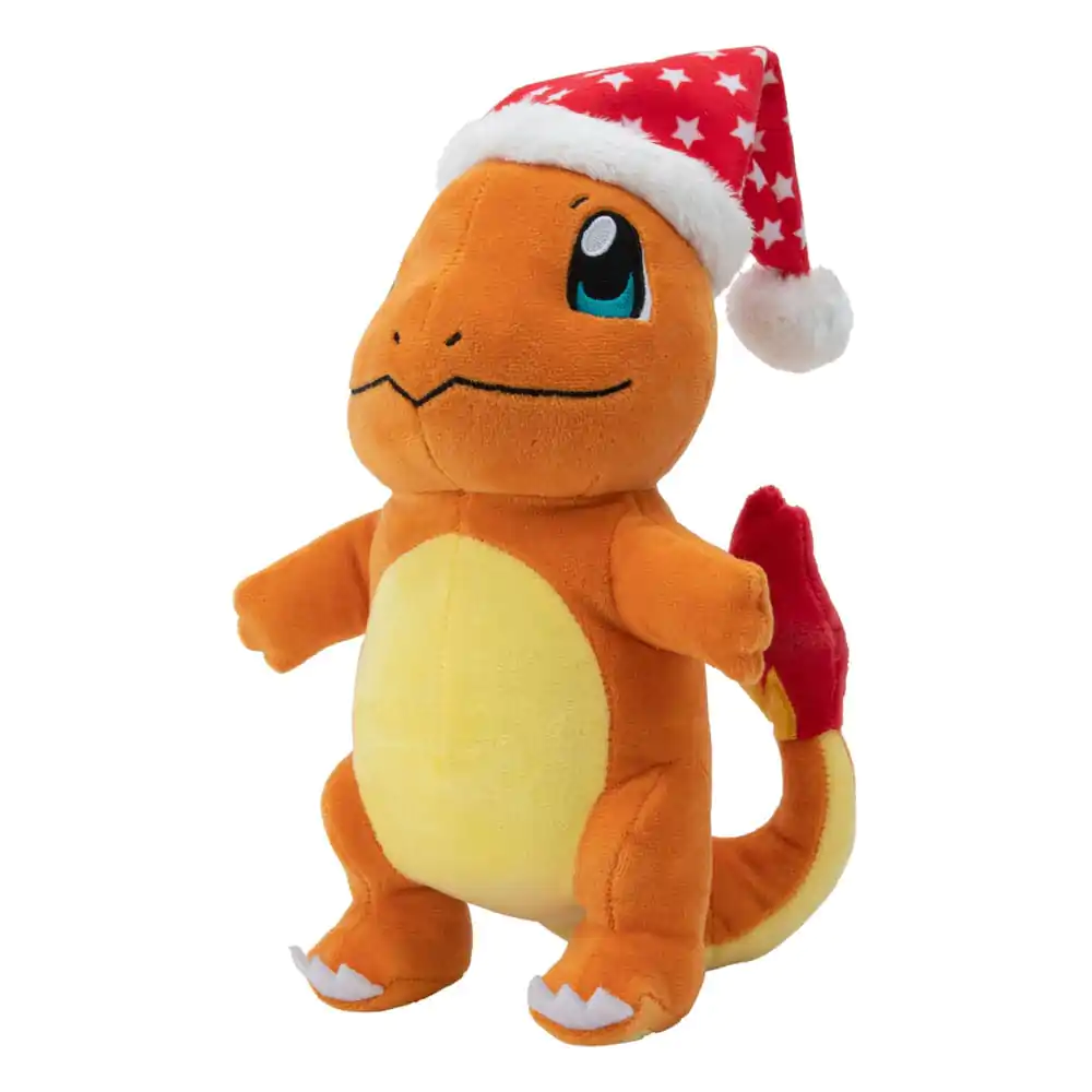 Pokémon Pluszak Figurka Zimowy Charmander z Czapką Świąteczną 20 cm zdjęcie produktu