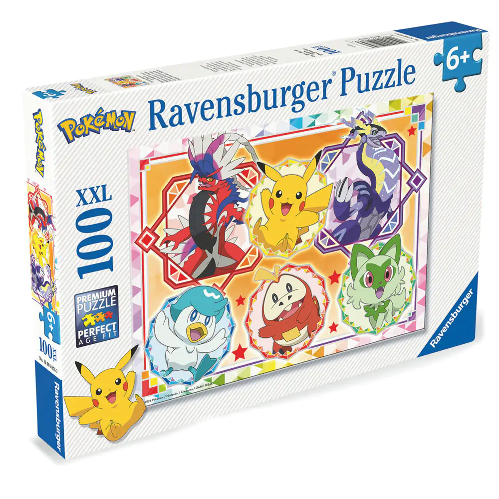 Pokemon XXL Puzzle 100 elementów zdjęcie produktu