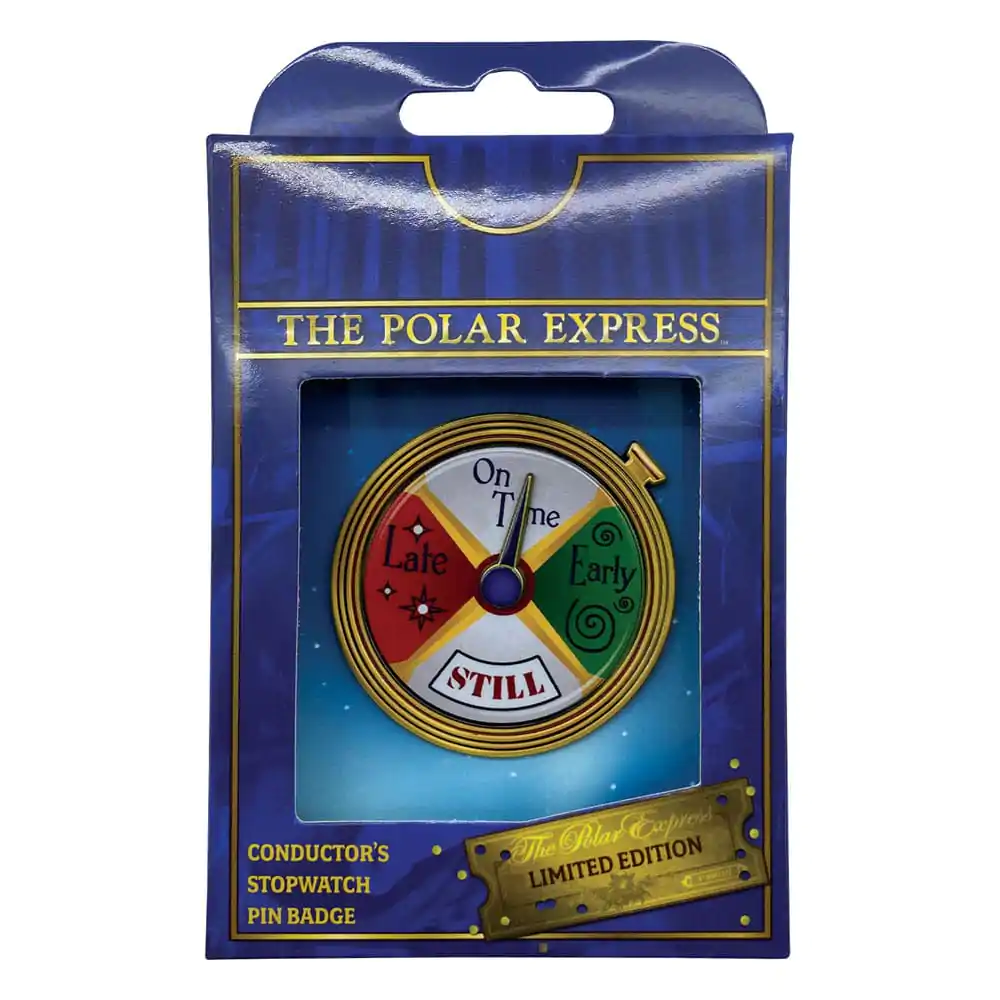 Polar Express Pin Badge Conductor's Stopwatch Spinning Edycja Limitowana zdjęcie produktu