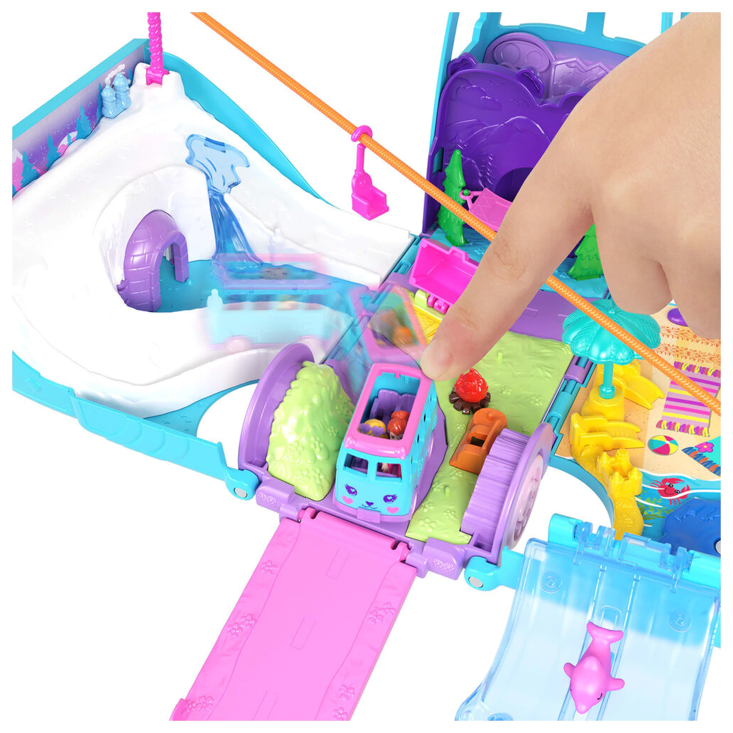 Zestaw do zabawy Polly Pocket Animal Adventure Van zdjęcie produktu