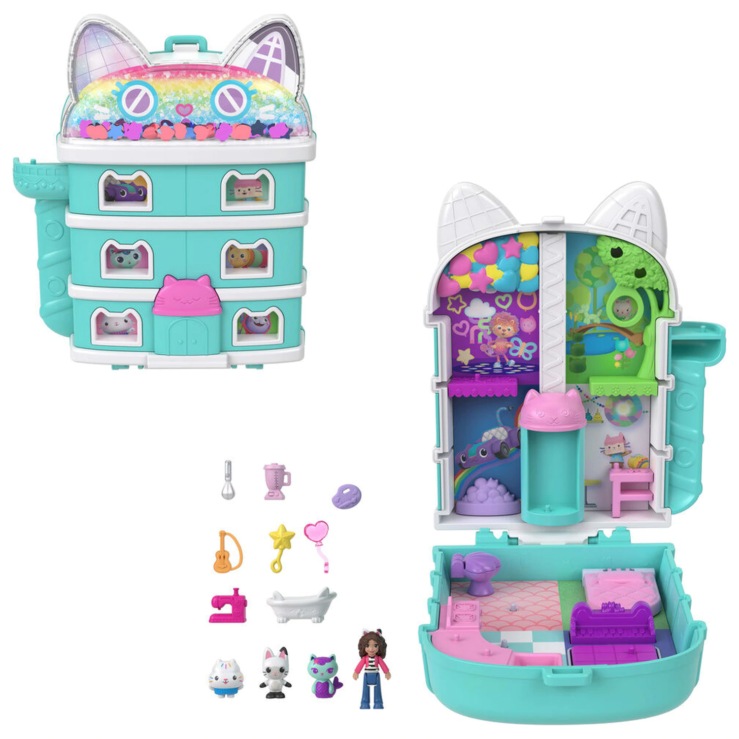 Polly Pocket Gabbys Dollhouse skrzynia zestaw do zabawy zdjęcie produktu