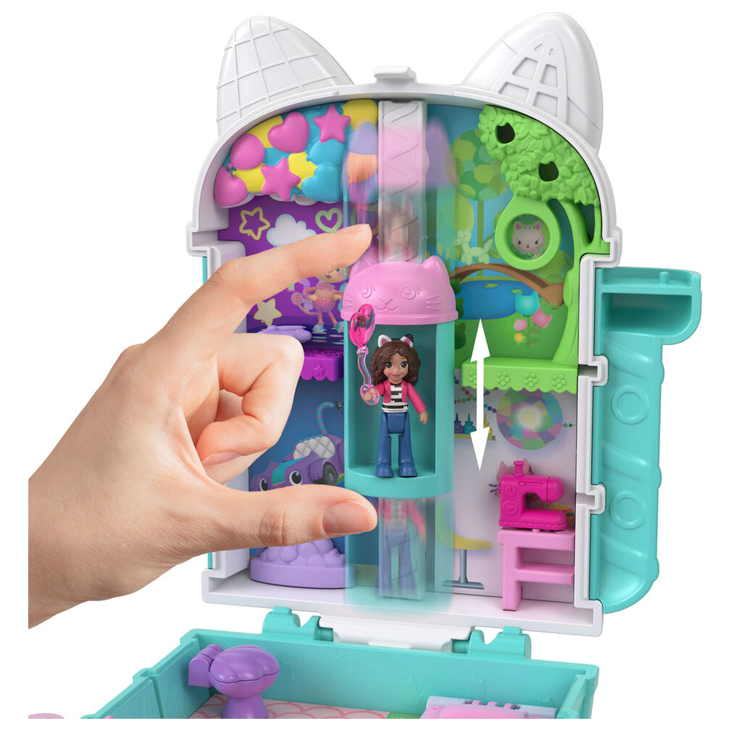 Polly Pocket Gabbys Dollhouse skrzynia zestaw do zabawy zdjęcie produktu