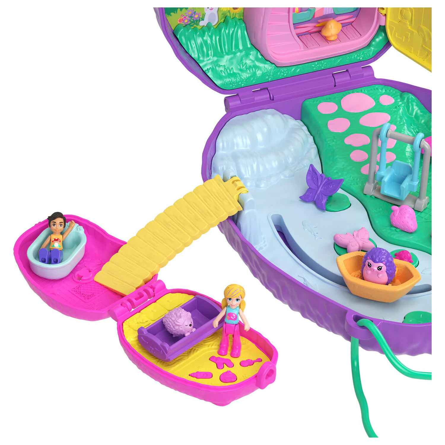 Polly Pocket Mama Hedgehog and Baby zestaw do zabawy zdjęcie produktu