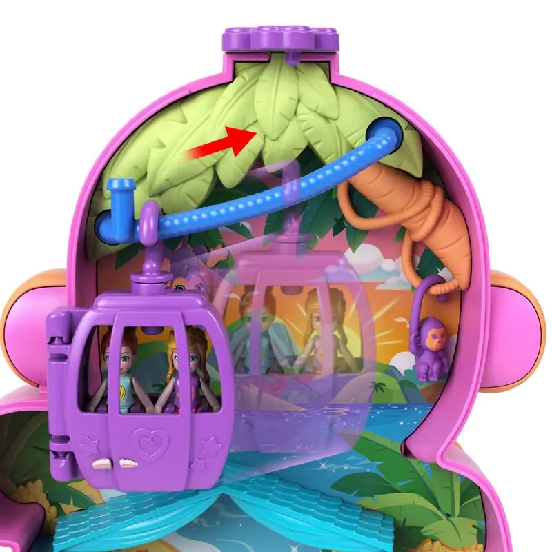 Polly Pocket zestaw do zabawy Mama monkey i torba dla dziecka zdjęcie produktu