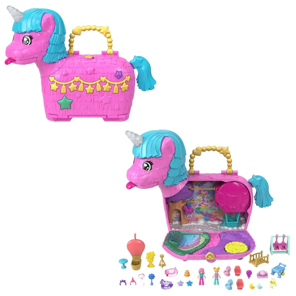 Polly Pocket Partyland Jednorożec skrzynia zestaw do zabawy zdjęcie produktu
