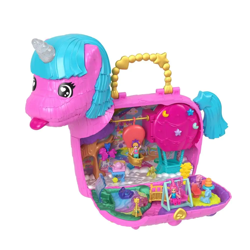 Polly Pocket Partyland Jednorożec skrzynia zestaw do zabawy zdjęcie produktu