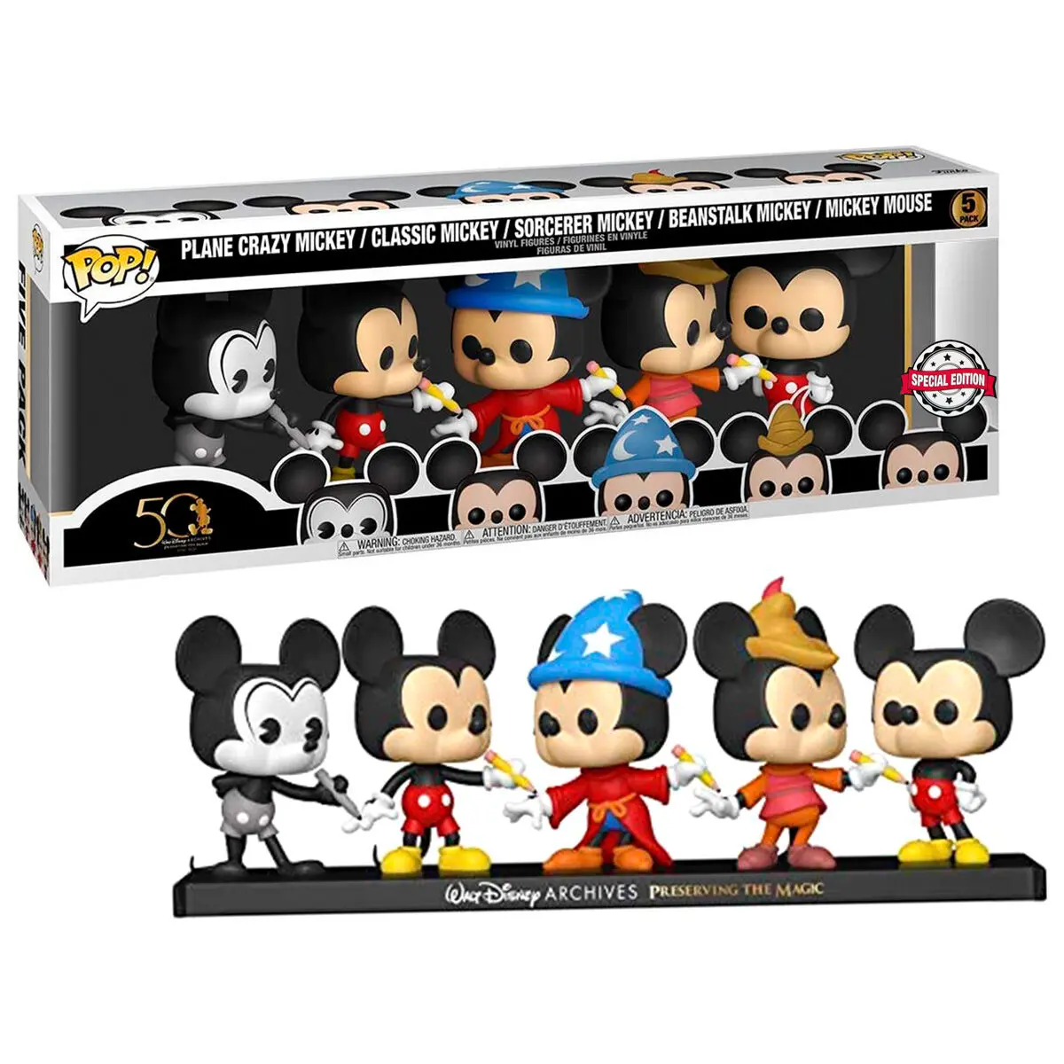 POP pack 5 figurek Disney Archives Mickey Exclusive zdjęcie produktu