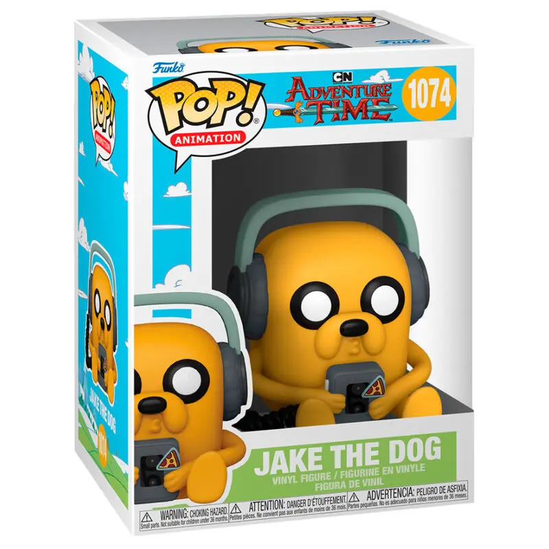 Adventure Time POP! Animacja Figurka winylowa Jake z odtwarzaczem kasetowym 9 cm zdjęcie produktu