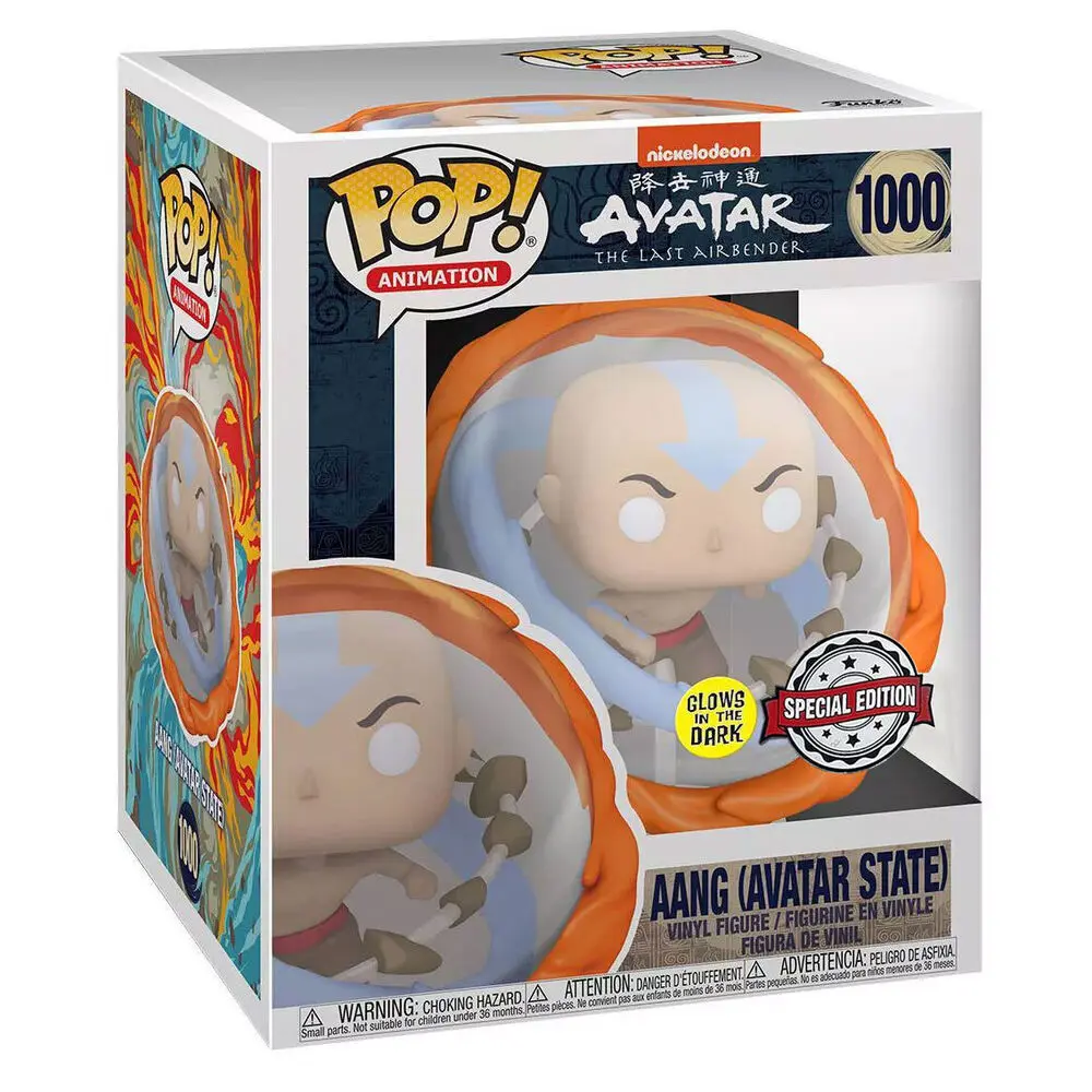 Figurka POP Avatar Aang All Elements Świecąca w Ciemności Exclusive zdjęcie produktu