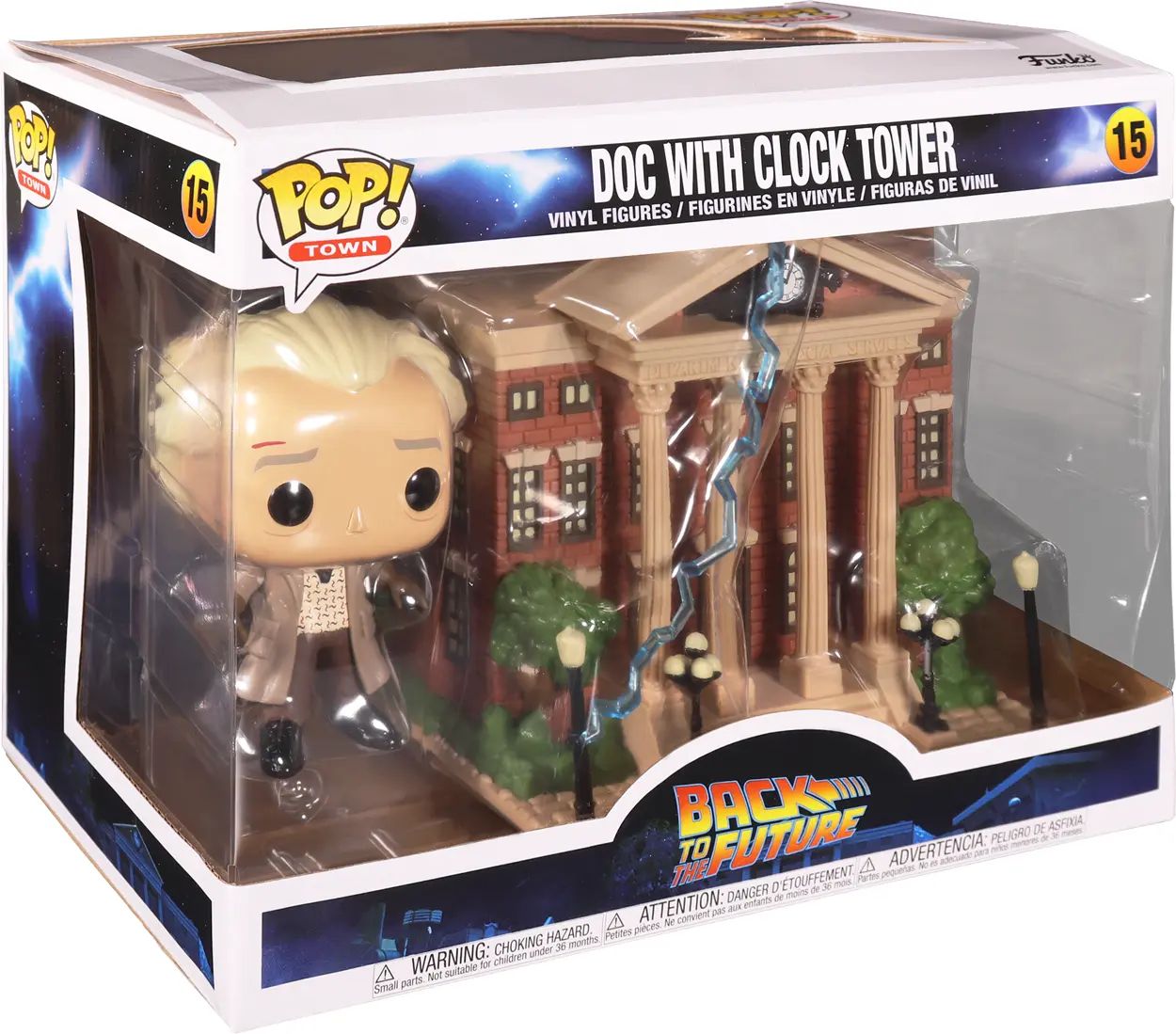 Back to the Future POP! Town Figurka winylowa Doc w/Clock Tower 9 cm zdjęcie produktu