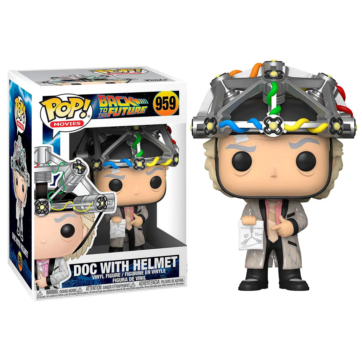 Figurka POP Back To The Future Doc z kaskiem zdjęcie produktu