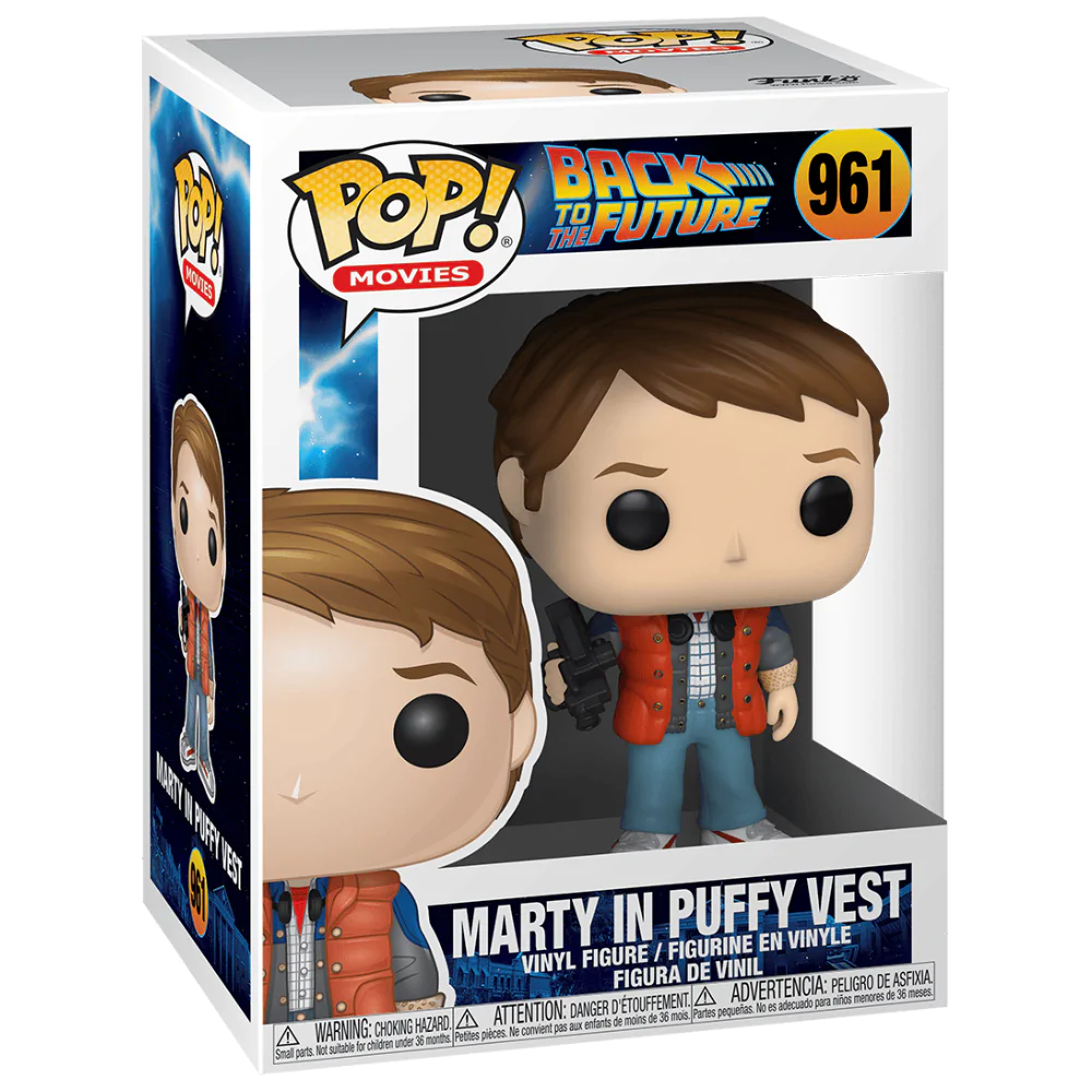 Back to the Future Funko POP! Figurka winylowa Marty w kamizelce puchowej 9 cm zdjęcie produktu