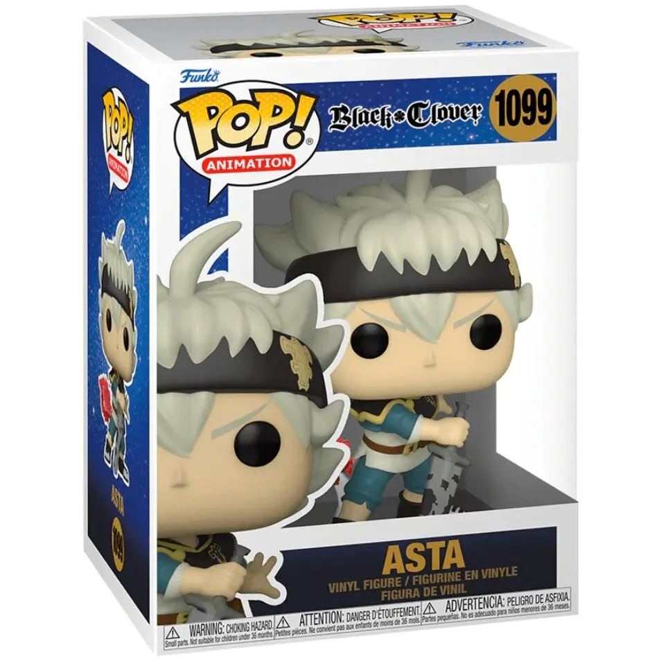 Black Clover POP! Animation Figurka winylowa Asta 9 cm zdjęcie produktu