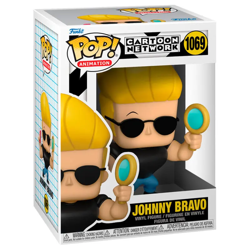 Johnny Bravo POP! Animation Winylowa Figurka Johnny z Lusterkiem i Grzebieniem 9 cm zdjęcie produktu