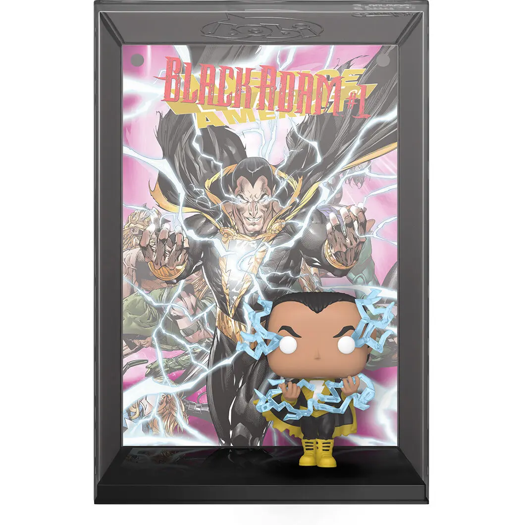 DC POP! Comic Cover Figurka winylowa Black Adam (Świecąca w ciemności) 9 cm zdjęcie produktu