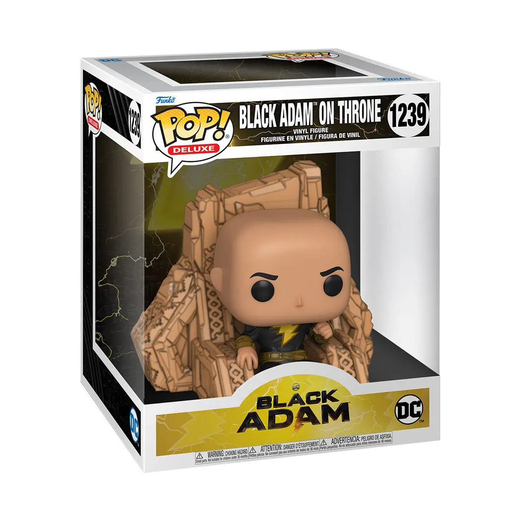 Black Adam POP! Deluxe Figurka winylowa Black Adam na Tronie 9 cm zdjęcie produktu