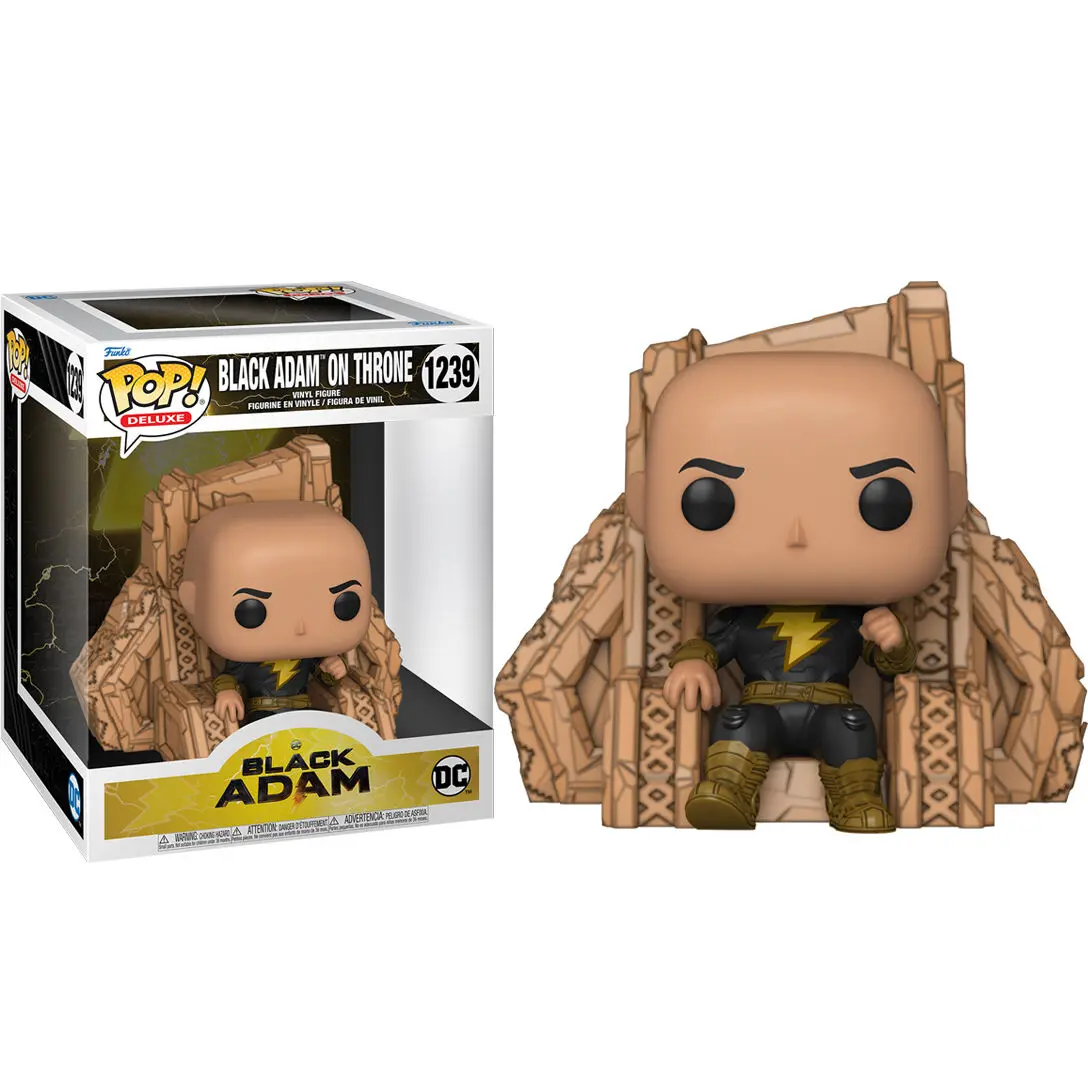 Black Adam POP! Deluxe Figurka winylowa Black Adam na Tronie 9 cm zdjęcie produktu