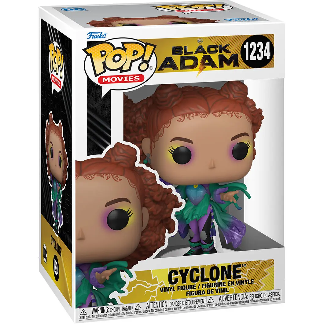 Black Adam POP! Movies Figurka winylowa Cyclone 9 cm zdjęcie produktu
