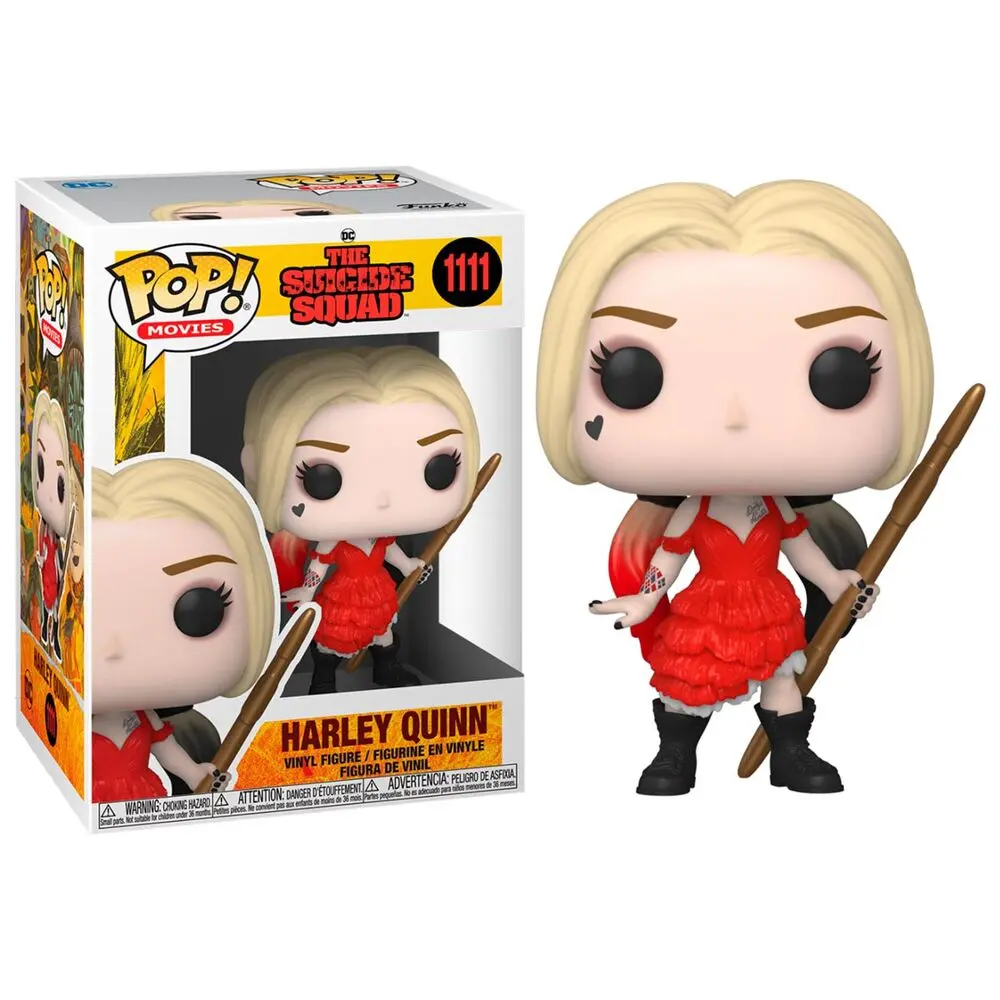 The Suicide Squad POP! Movies Figurka winylowa Harley Quinn (Damaged Dress) 9 cm zdjęcie produktu
