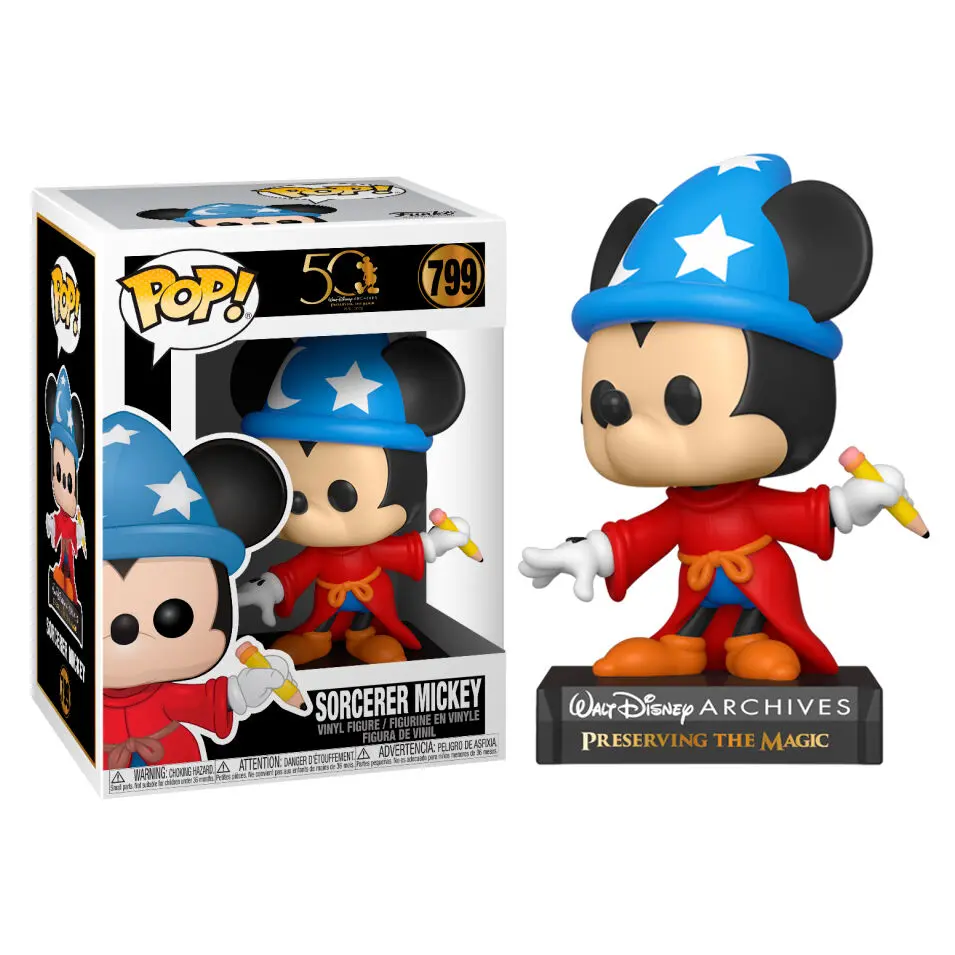 Mickey Mouse POP! Disney Archives Figurka winylowa Apprentice Mickey 9 cm zdjęcie produktu