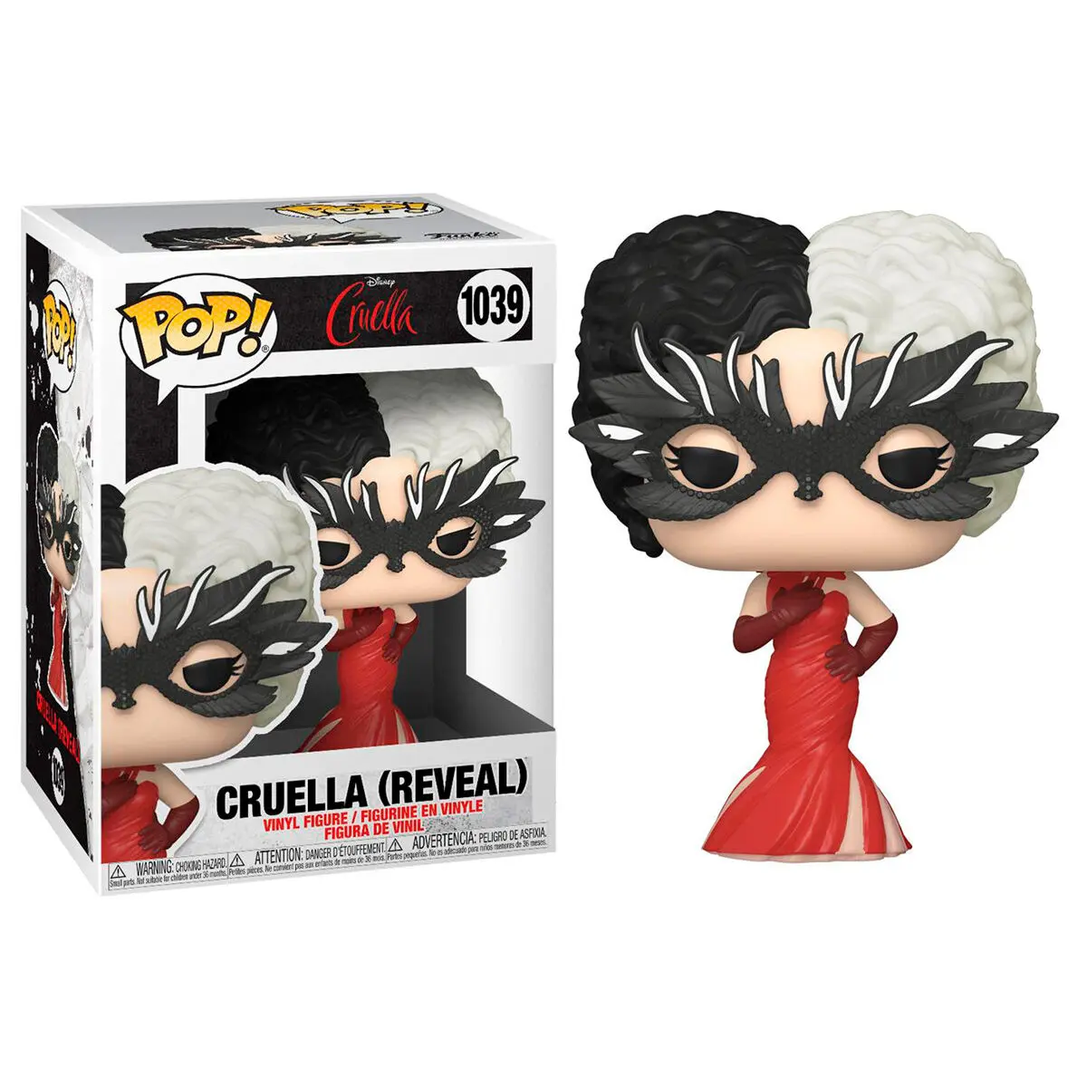 Cruella POP! Disney Figurka Winylowa Cruella (Reveal) 9 cm zdjęcie produktu