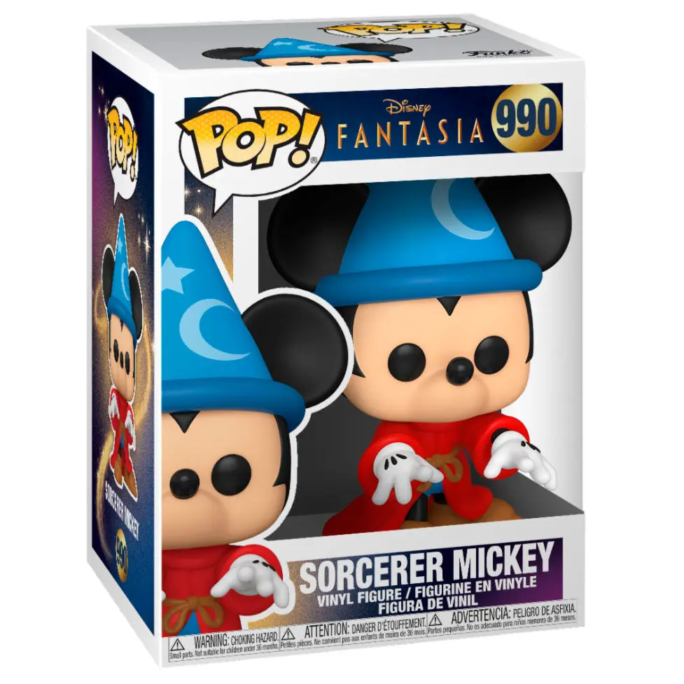 Fantazja 80. Rocznica POP! Disney Figurka Winylowa Czarodziej Mickey 9 cm zdjęcie produktu