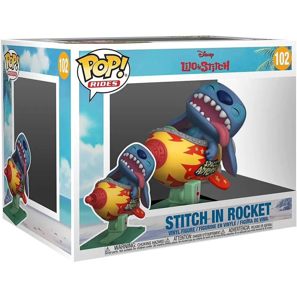 Lilo & Stitch POP! Rides Figurka winylowa Stitch w Rakieta 15 cm zdjęcie produktu